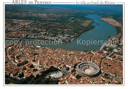 AK / Ansichtskarte Arles_Bouches du Rhone Fliegeraufnahme  Arles Bouches du Rhone Kat. Arles