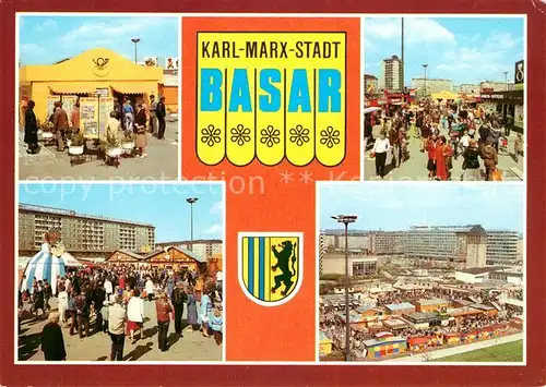 AK / Ansichtskarte Karl Marx Stadt Basar Karl Marx Stadt Kat. Chemnitz