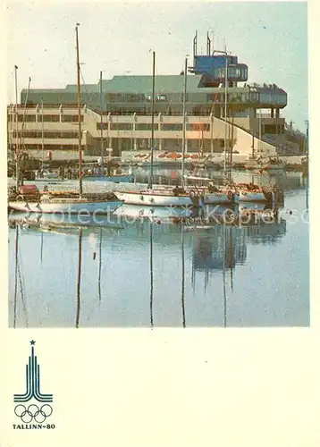 AK / Ansichtskarte Tallinn Yacht Club of the Olympic Yachting Centre Olympische Spiele Tallinn Kat. Tallinn