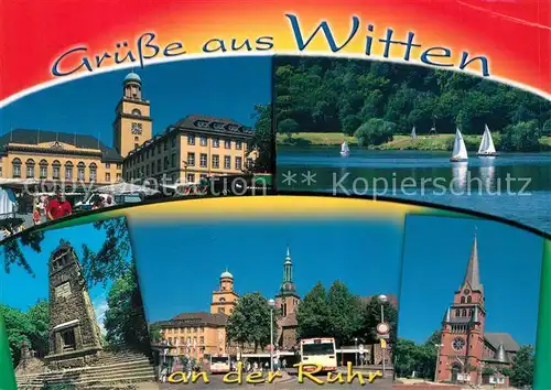 AK / Ansichtskarte Witten_Ruhr Ortsansichten Witten Ruhr Kat. Witten_Ruhr