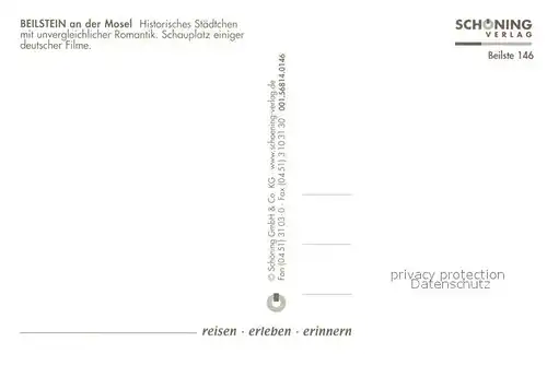 AK / Ansichtskarte Beilstein_Mosel Ortsansichten Beilstein Mosel Kat. Beilstein