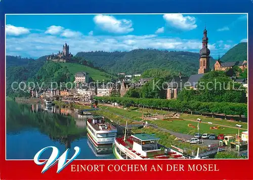 AK / Ansichtskarte Cochem_Mosel Faehre Rundfahrten Cochem Mosel Kat. Cochem