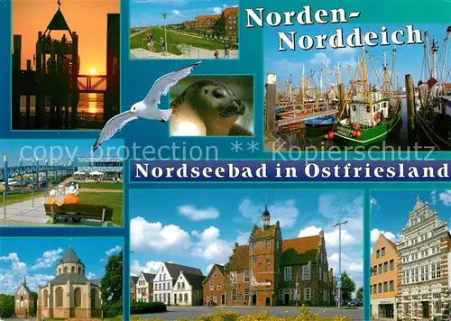 AK / Ansichtskarte Norden_Norddeich_Ostfriesland Ortsansichten Norden_Nordde Kat. Norden