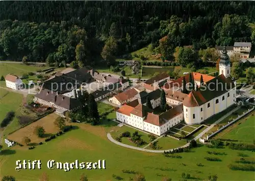 AK / Ansichtskarte Engelhartszell_Donau_Oberoesterreich Stift Engelszell Fliegeraufnahme  Engelhartszell_Donau Kat. Engelhartszell