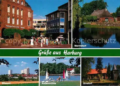 AK / Ansichtskarte Harburg_Hamburg Volksbank Marmstorf Wilstorf Aussenmuehle Sinstorf  Harburg Hamburg Kat. Hamburg
