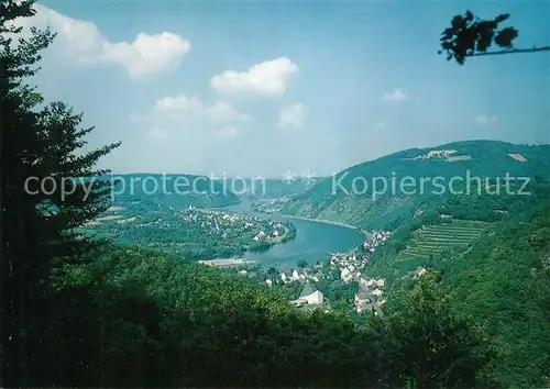 AK / Ansichtskarte Brodenbach Landschaftspanorama mit Moselschleife Weinberge Brodenbach Kat. Brodenbach