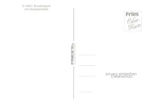 AK / Ansichtskarte Brodenbach Landschaftspanorama mit Moselschleife Weinberge Brodenbach Kat. Brodenbach