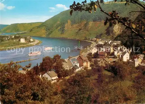 AK / Ansichtskarte Brodenbach Panorama Blick vom Kriegerdenkmal Mosel Weinberge Brodenbach Kat. Brodenbach