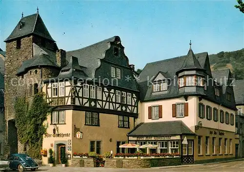 AK / Ansichtskarte Cochem_Mosel Alte Thorschenke Hotel Weinrestaurant Fachwerk Altstadt Cochem Mosel Kat. Cochem