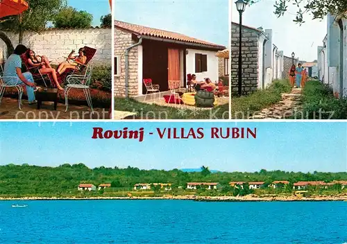 AK / Ansichtskarte Rovinj_Istrien Villas Rubin Rovinj_Istrien Kat. Hrvatska