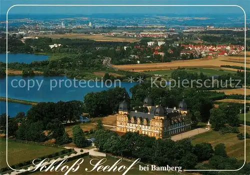 AK / Ansichtskarte Bamberg Fliegeraufnahme Schloss Seehof Bamberg Kat. Bamberg