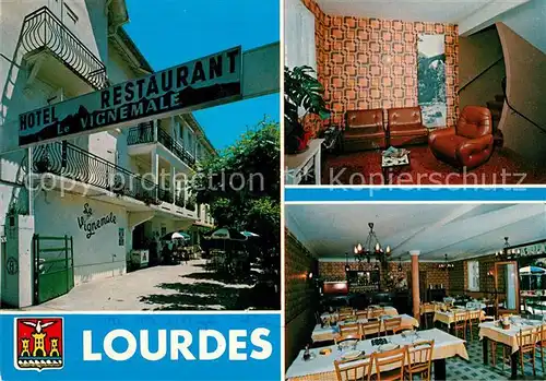 AK / Ansichtskarte Lourdes_Hautes_Pyrenees Hotel Le Vignemale Lourdes_Hautes_Pyrenees Kat. Lourdes