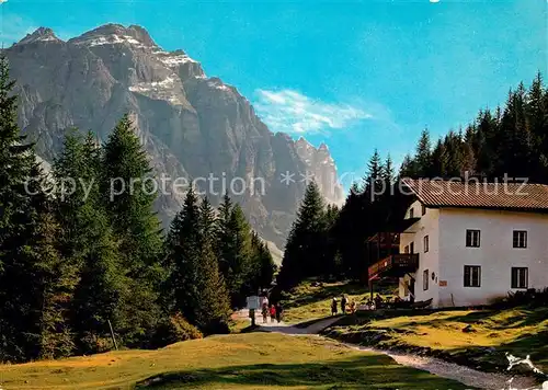 AK / Ansichtskarte Pinnistal Alpenwirtschaft Herzeben Kirchdachspitze  Pinnistal Kat. Neustift im Stubaital