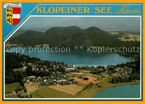 AK / Ansichtskarte Klopeinersee Fliegeraufnahme Klopeinersee Kat. Oesterreich