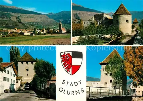 AK / Ansichtskarte Glurns Glorenza Val Venosta Porta di Sluderno Schludernser Tor  Glurns Kat. Italien