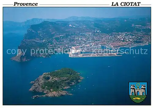 AK / Ansichtskarte La_Ciotat Fliegeraufnahme La_Ciotat Kat. La Ciotat