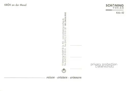 AK / Ansichtskarte Kroev_Mosel Panorama Weinberge Fachwerkhaeuser Kroev_Mosel Kat. Kroev