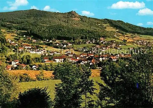 AK / Ansichtskarte Bodenmais Panorama Luftkurort am Fusse des Arbers Blick zum Silberberg Bayerischer Wald Bodenmais Kat. Bodenmais