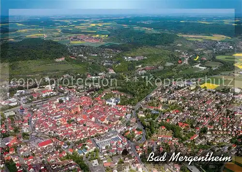 AK / Ansichtskarte Bad_Mergentheim Fliegeraufnahme Bad_Mergentheim Kat. Bad Mergentheim