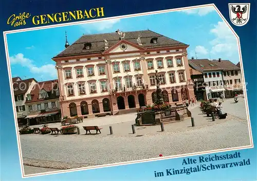AK / Ansichtskarte Gengenbach Marktplatz Marktbrunnen Rathaus Alte Reichsstadt im Kinzigtal Gengenbach Kat. Gengenbach_Schwarzwald