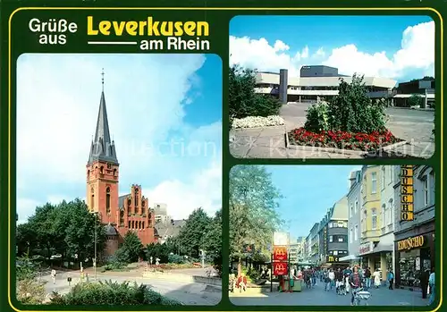 AK / Ansichtskarte Leverkusen Kirche Stadtansicht  Leverkusen Kat. Leverkusen