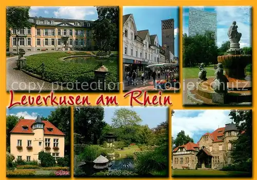 AK / Ansichtskarte Leverkusen Stadtansichten Park Denkmal Leverkusen Kat. Leverkusen