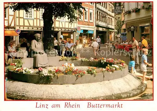 AK / Ansichtskarte Linz_Rhein Buttermarkt Linz_Rhein Kat. Linz am Rhein