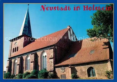 AK / Ansichtskarte Neustadt_Holstein Kirche Neustadt_Holstein Kat. Neustadt in Holstein