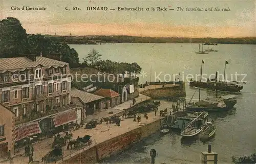 AK / Ansichtskarte Dinard_Ille_et_Vilaine_Bretagne Embarcadere et la Rade  Dinard_Ille Kat. Dinard