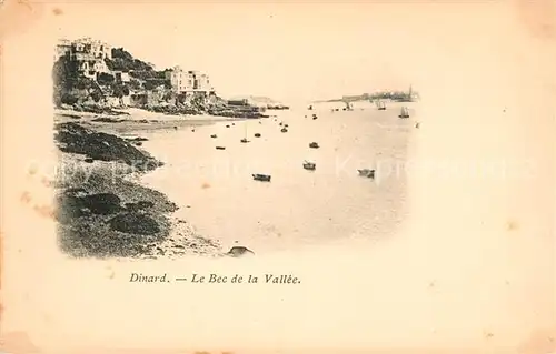 AK / Ansichtskarte Dinard_Ille_et_Vilaine_Bretagne Le Bec de la Vallee Dinard_Ille Kat. Dinard