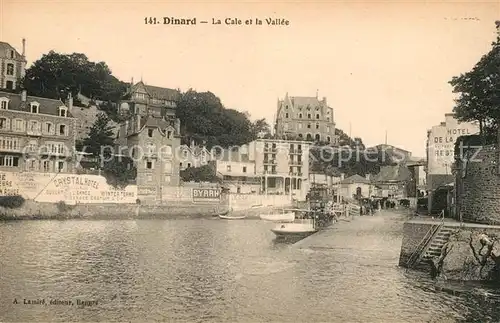 AK / Ansichtskarte Dinard_Ille_et_Vilaine_Bretagne La Cale et la Vallee Dinard_Ille Kat. Dinard