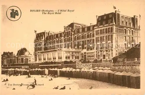 AK / Ansichtskarte Dinard_Ille_et_Vilaine_Bretagne Hotel Royal Dinard_Ille Kat. Dinard