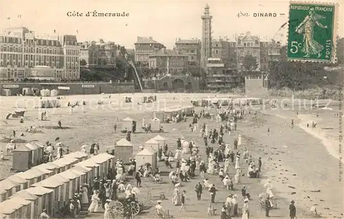 AK / Ansichtskarte Dinard_Ille_et_Vilaine_Bretagne La Plage Dinard_Ille Kat. Dinard