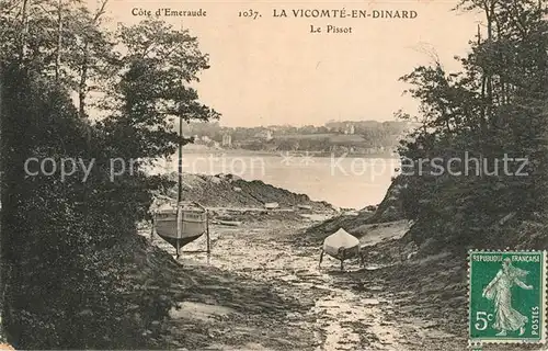AK / Ansichtskarte Dinard_Ille_et_Vilaine_Bretagne La Vicomte en Rance Le Pissot Dinard_Ille Kat. Dinard