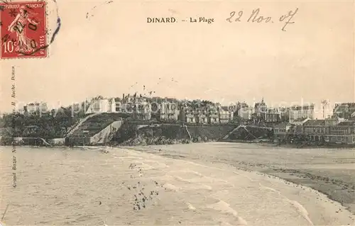 AK / Ansichtskarte Dinard_Ille_et_Vilaine_Bretagne La Plage Dinard_Ille Kat. Dinard