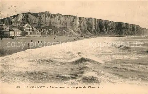 AK / Ansichtskarte Le_Treport Les Falaises Vue prise du Phare Le_Treport Kat. Le Treport