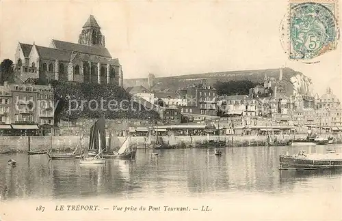 AK / Ansichtskarte Le_Treport Vue prise du Pont Tournant Le_Treport Kat. Le Treport