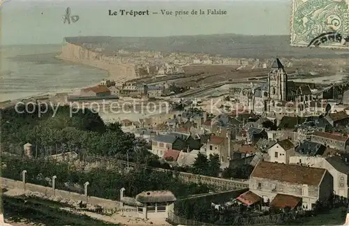 AK / Ansichtskarte Le_Treport Vue prise de la Falaise Le_Treport Kat. Le Treport
