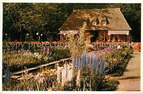 AK / Ansichtskarte Dresden Reichsgartenschau Irisgarten Cafe Eden Dresden Kat. Dresden_Elbe