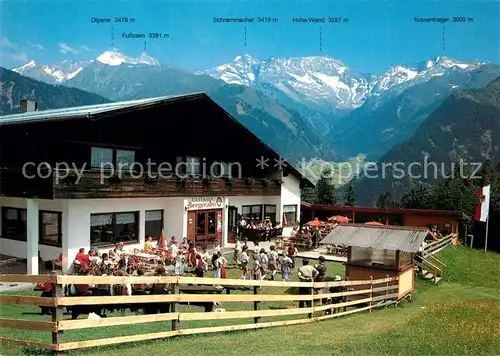 AK / Ansichtskarte Steinach_Brenner_Tirol Gasthaus Bergeralm Hohe Wand Kraxentrager Steinach_Brenner_Tirol Kat. Steinach am Brenner