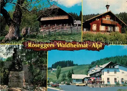 AK / Ansichtskarte Krieglach_Steiermark Gasthof Roseggerhof Krieglach_Steiermark Kat. Krieglach