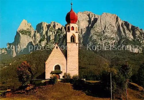 AK / Ansichtskarte Voels_Schlern_Suedtirol Chiesetta S. Costantino Fie allo Sciliar Voels_Schlern_Suedtirol