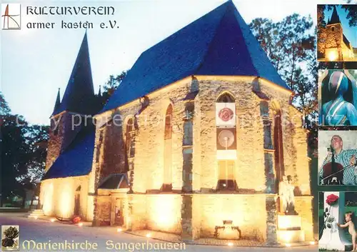 AK / Ansichtskarte Sangerhausen_Suedharz Marienkirche  Sangerhausen Suedharz Kat. Sangerhausen