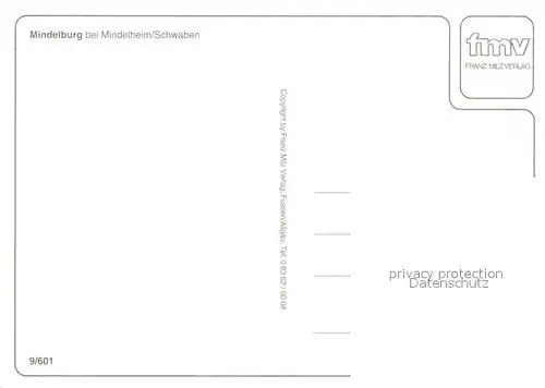 AK / Ansichtskarte Mindelheim Mindelburg Mindelheim Kat. Mindelheim