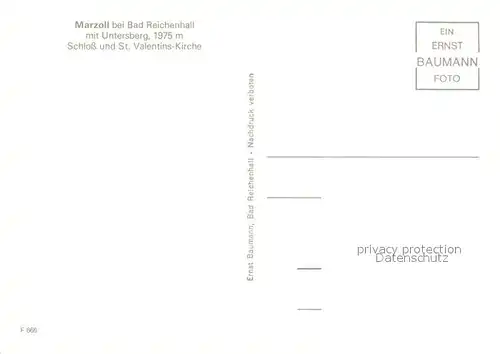 AK / Ansichtskarte Marzoll Schloss St Valentins Kirche im Winter mit Untersberg Berchtesgadener Alpen Marzoll Kat. Bad Reichenhall