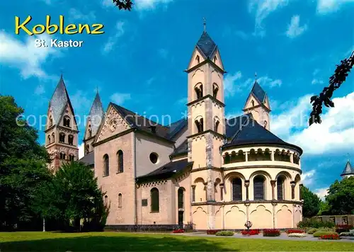 AK / Ansichtskarte Koblenz_Rhein Basilika St Kastor Koblenz_Rhein Kat. Koblenz