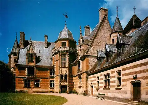 AK / Ansichtskarte Ainay le Vieil Chateau cour interieur facade renaissance Ainay le Vieil Kat. Ainay le Vieil