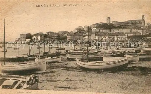 AK / Ansichtskarte Cannes_Alpes Maritimes Le Port Cannes Alpes Maritimes Kat. Cannes