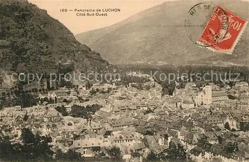 AK / Ansichtskarte Luchon_Haute Garonne Panorama Cote Sud Ouest Luchon Haute Garonne Kat. Bagneres de Luchon