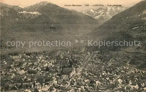 AK / Ansichtskarte Luchon_Haute Garonne Vue generale Haute Garonne Luchon Haute Garonne Kat. Bagneres de Luchon